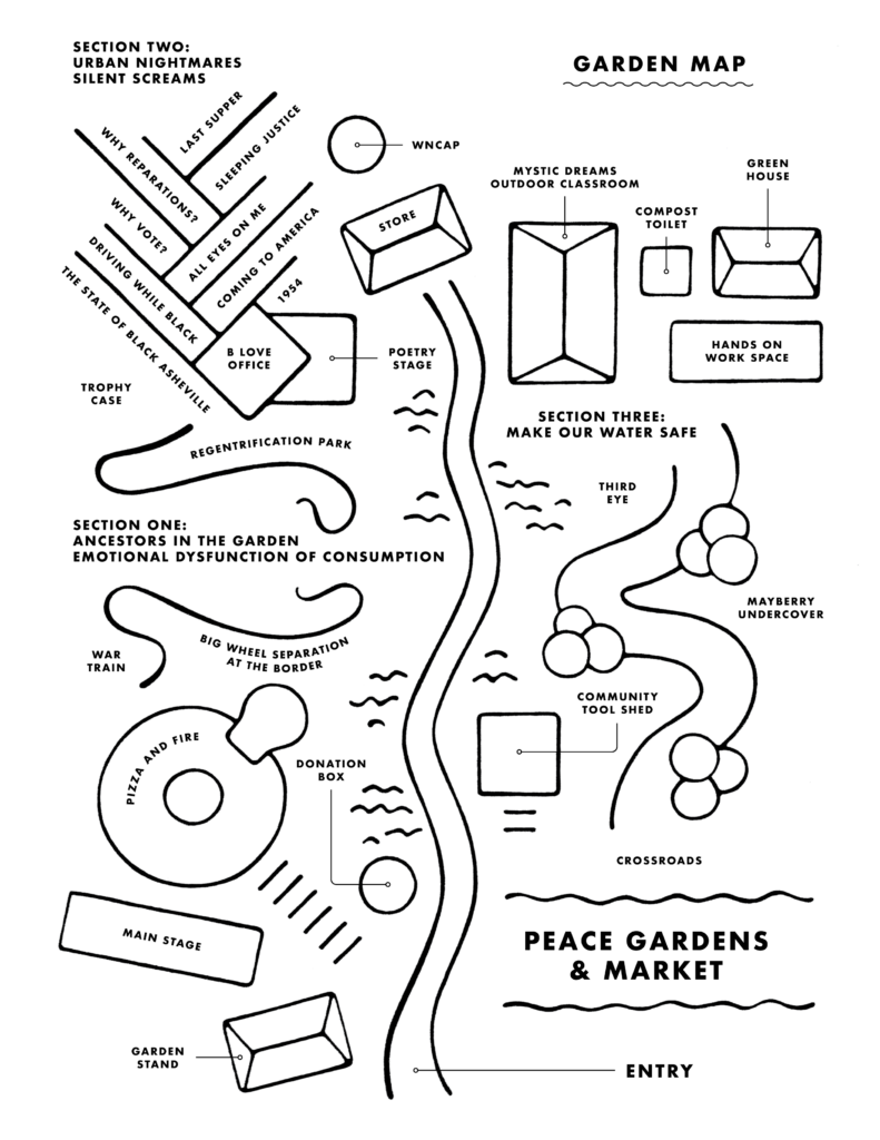 Peace Garden Map 2023